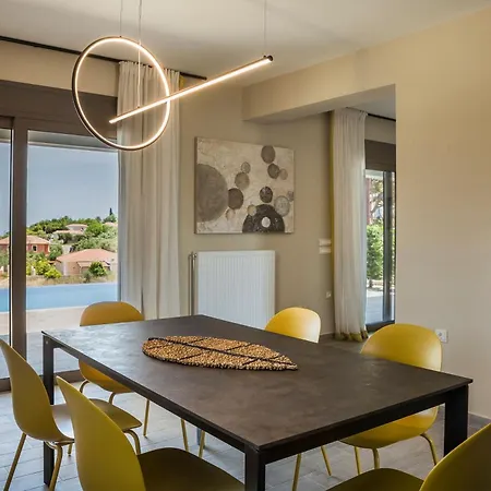 Modern Kefalonia 3 Bedrooms Anthelia Private Pool Stunning Sea Views Klismata Spartià