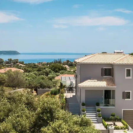 Modern Kefalonia 3 Bedrooms Anthelia Private Pool Stunning Sea Views Klismata * Spartia (Kefalonia)