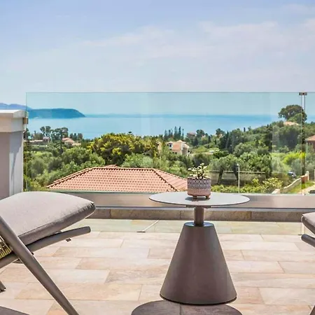 Modern Kefalonia 3 Bedrooms Anthelia Private Pool Stunning Sea Views Klismata Villa