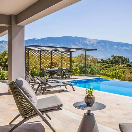 Modern Kefalonia 3 Bedrooms Anthelia Private Pool Stunning Sea Views Klismata Spartia (Kefalonia)