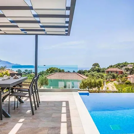 Modern Kefalonia 3 Bedrooms Anthelia Private Pool Stunning Sea Views Klismata * Spartia (Kefalonia)