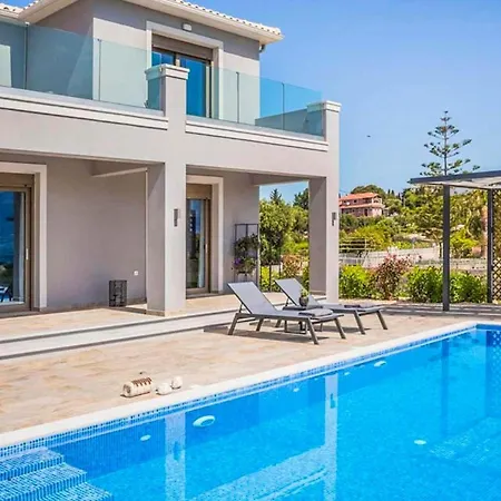 Modern Kefalonia 3 Bedrooms Anthelia Private Pool Stunning Sea Views Klismata Villa Spartia (Kefalonia)