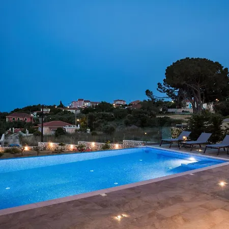 Modern Kefalonia 3 Bedrooms Anthelia Private Pool Stunning Sea Views Klismata * Spartià